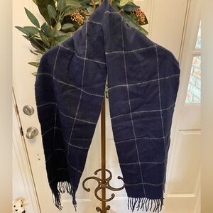 NWT Murano Cashmere Window Pane Grid Scarf